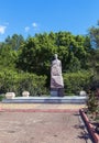 Simferopol, Crimea - May 9, 2016: Monument - Ismail Bey Gaspira