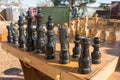 Chess table during Tumbleweed Festival