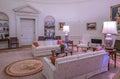 Replica of Oval Office, North side, in White House, Simi Valley, CA, USA Royalty Free Stock Photo