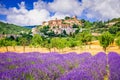 Simiane-la-Rotonde, Provence in France Royalty Free Stock Photo