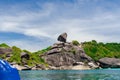 Amazing view of Similan Island No.8 in Similan National Park Royalty Free Stock Photo