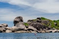 Amazing view of Similan Island No.8 in Similan National Park Royalty Free Stock Photo