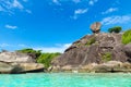 Similan Islands, Andaman Sea, Thailand. Blue sea