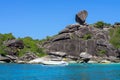 Similan islands, Beautiful view of the rock Sail Royalty Free Stock Photo