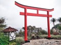 similar to the red torii gate in Japan Royalty Free Stock Photo
