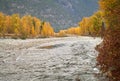 Similkameen River Autumn Colors Royalty Free Stock Photo