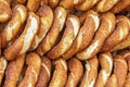 Simit: sesamen bread traditional food in Turkey