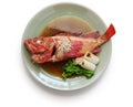 Simmered fish japanese cuisine