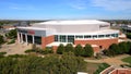 Simmons Bank Arena in Little Rock from above - LITTLE ROCK, UNITED STATES - NOVEMBER 06, 2022