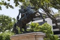 Freedom fighter Simon Bolivar, freedom fighter of Colombia, Ecuador, Panama, Peru and Venezuela Royalty Free Stock Photo