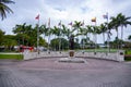 Simon Bolivar Monument in Miami - MIAMI, FLORIDA - FEBRUARY 14, 2022 Royalty Free Stock Photo