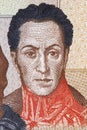 Simon Bolivar a portrait Royalty Free Stock Photo