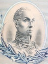 Simon Bolivar portrait Royalty Free Stock Photo