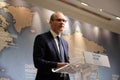 Simon Coveney, IrelandÃ¢â¬â¢s deputy prime minister, giving a speech at the Chatham House think-tank