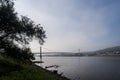 Simon Kenton Bridge - Ohio River Royalty Free Stock Photo