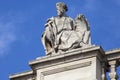 Simon the Zealot Sculpture on St. Pauls Cathedral Royalty Free Stock Photo