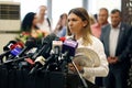 Simona Halep returns home with Wimbledon trophy, Press Conference
