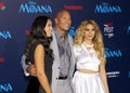 Simone Alexandra Johnson, Dwayne Johnson and Dinah-Jane Hansen