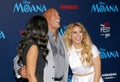 Simone Alexandra Johnson, Dwayne Johnson and Dinah-Jane Hansen