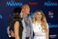 Simone Alexandra Johnson, Dwayne Johnson and Dinah-Jane Hansen