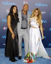 Simone Alexandra Johnson, Dwayne Johnson and Dinah-Jane Hansen