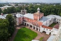 Simonovsky building with the Church of the Nativity of Christ territory of the Vologda Kremlin. Russia Royalty Free Stock Photo