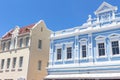 Victorian building facades in Simons Town near Cape Town South Africa