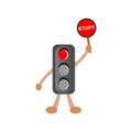 Simpe ilustration of traffic light