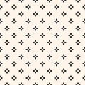 Simple abstract floral seamless pattern in Gothic style. Black and white vector Royalty Free Stock Photo