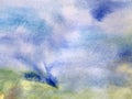 Simple abstract gentle background with watercolor paint texture.