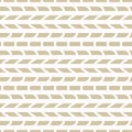 Simple abstract golden vector geometric seamless pattern with wavy lines, grid Royalty Free Stock Photo