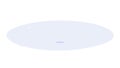 Simple Abstract Light Oval, Subtle Minimalist Element, vector design Generative AI Royalty Free Stock Photo