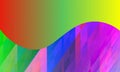 simple Abstract rainbow colorful pattern background Royalty Free Stock Photo