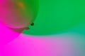 Simple abstract single air balloon color gradient background made by two colorful lights transitioning into each other.