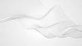 Simple abstract white wavy trendy beautiful white curve background