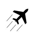 Simple airplane icon