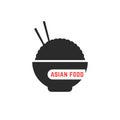 Simple asian food logo