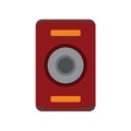 Simple Audio Speaker Studio Vector Illustration Graphic