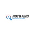 Simple Auto Finder Car Searcher Logo Concept Royalty Free Stock Photo