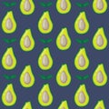 Simple avacado seamless pattern