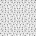 Simple background of black dots. Vector illustration