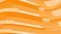 Simple background of minimalistic yellow orange abstract bright lines of waves of strips of geometric shapes horizontal in wavy fo Royalty Free Stock Photo