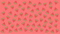 Simple pink watermelon background