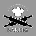 Simple bakery icon logo design. Suitable for bakeries bakeries backgrounds pictures banners posters. vector eps 10