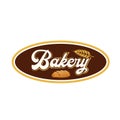 Simple Bakery logo label design illustration , best for bread and cakes shop, food beverages store logo