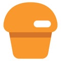 Simple bakery muffin, icon