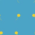 Simple balloon seamless repeat pattern design