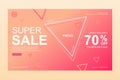 Sale banner template for promotion