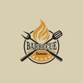 simple barbeque logo