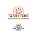 Simple Barn For Farm Logo Design